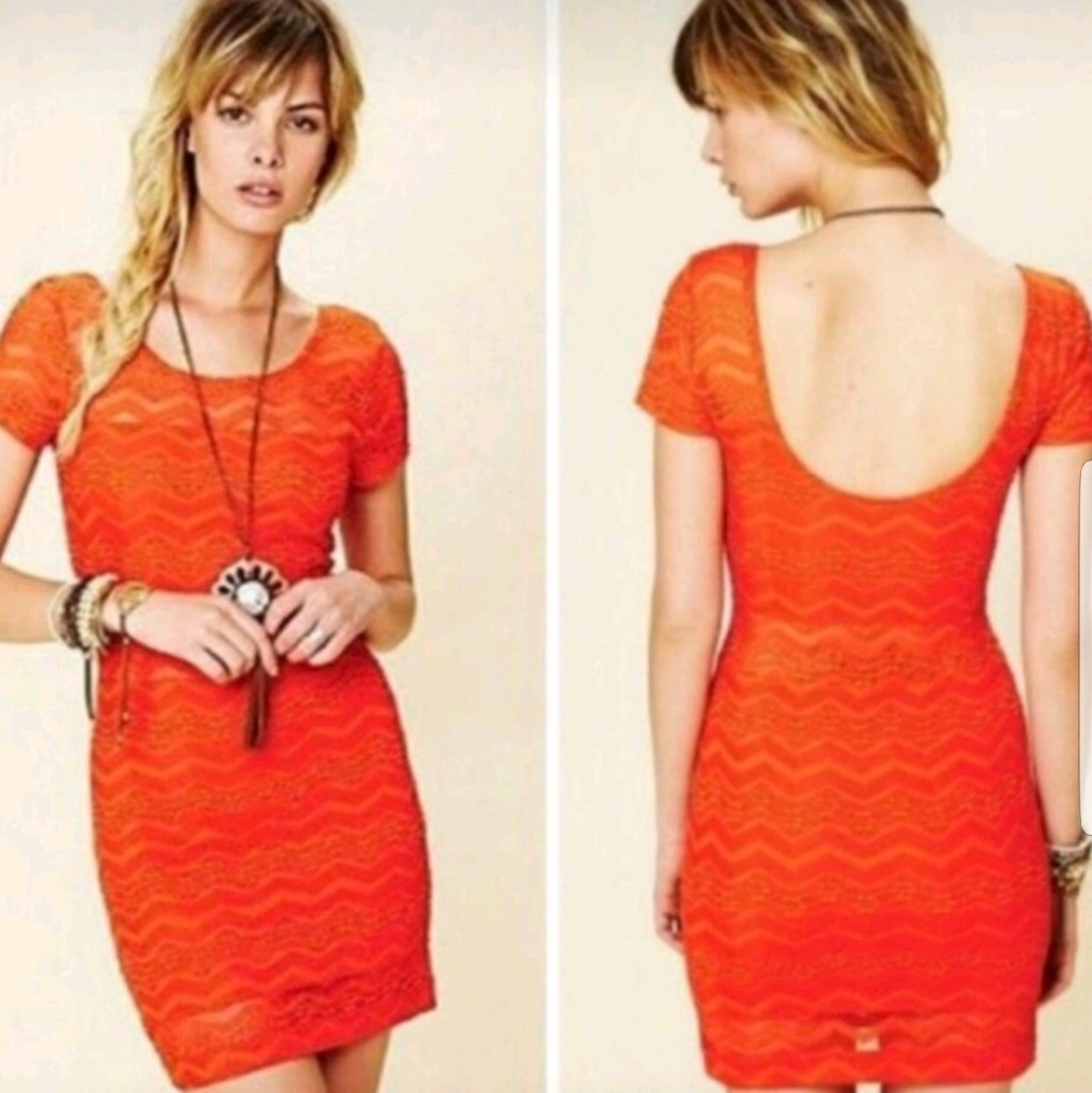 Free People Bodycon Lace Dress